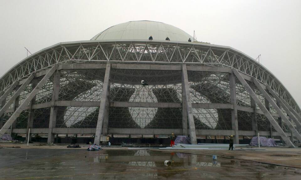 吉林温泉馆网架工程